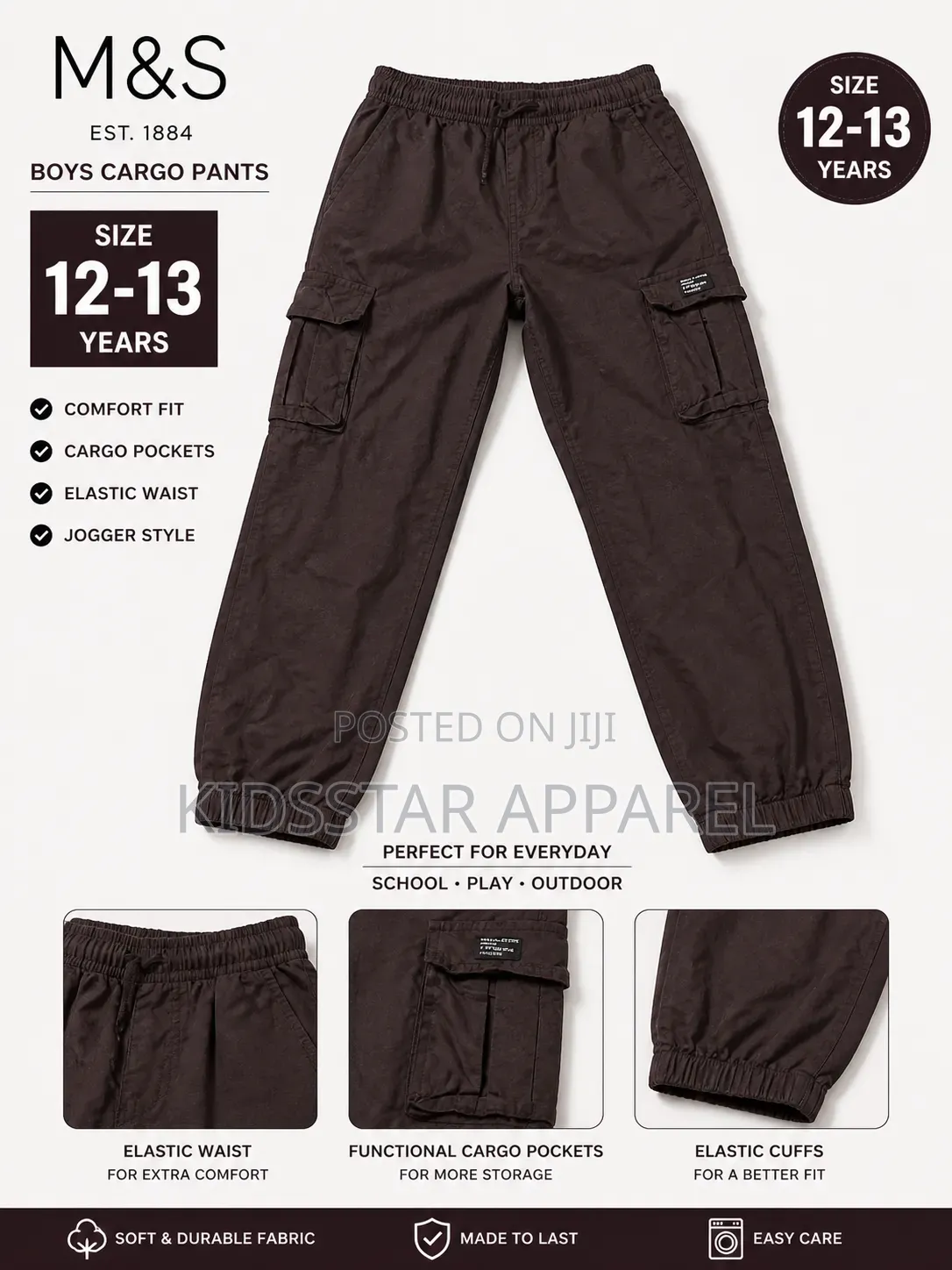 Boys Camou Trousers