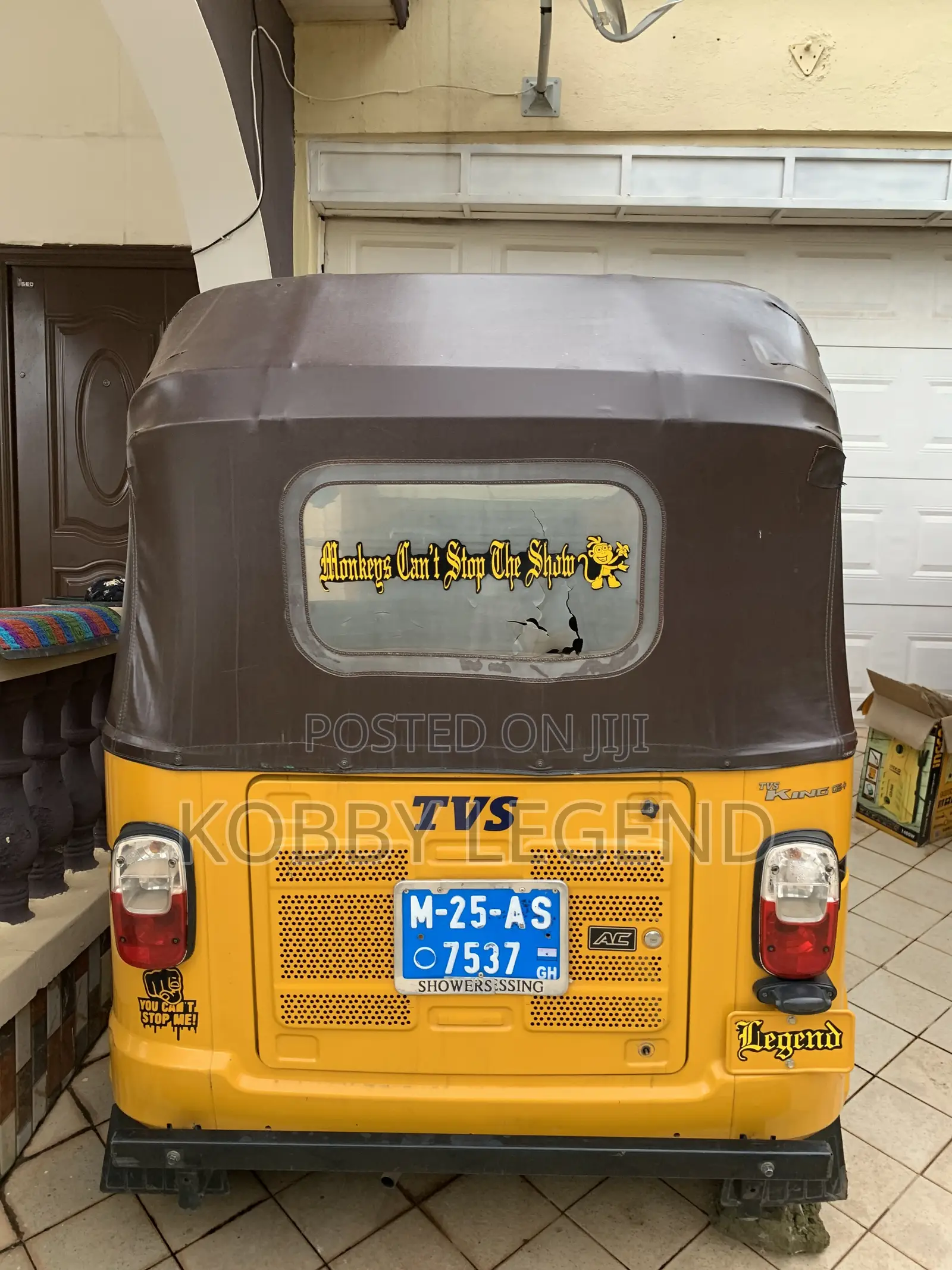 TVS King Deluxe Plus iTouch Start 2025 Yellow