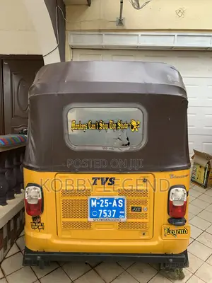 TVS King Deluxe Plus iTouch Start 2025 Yellow