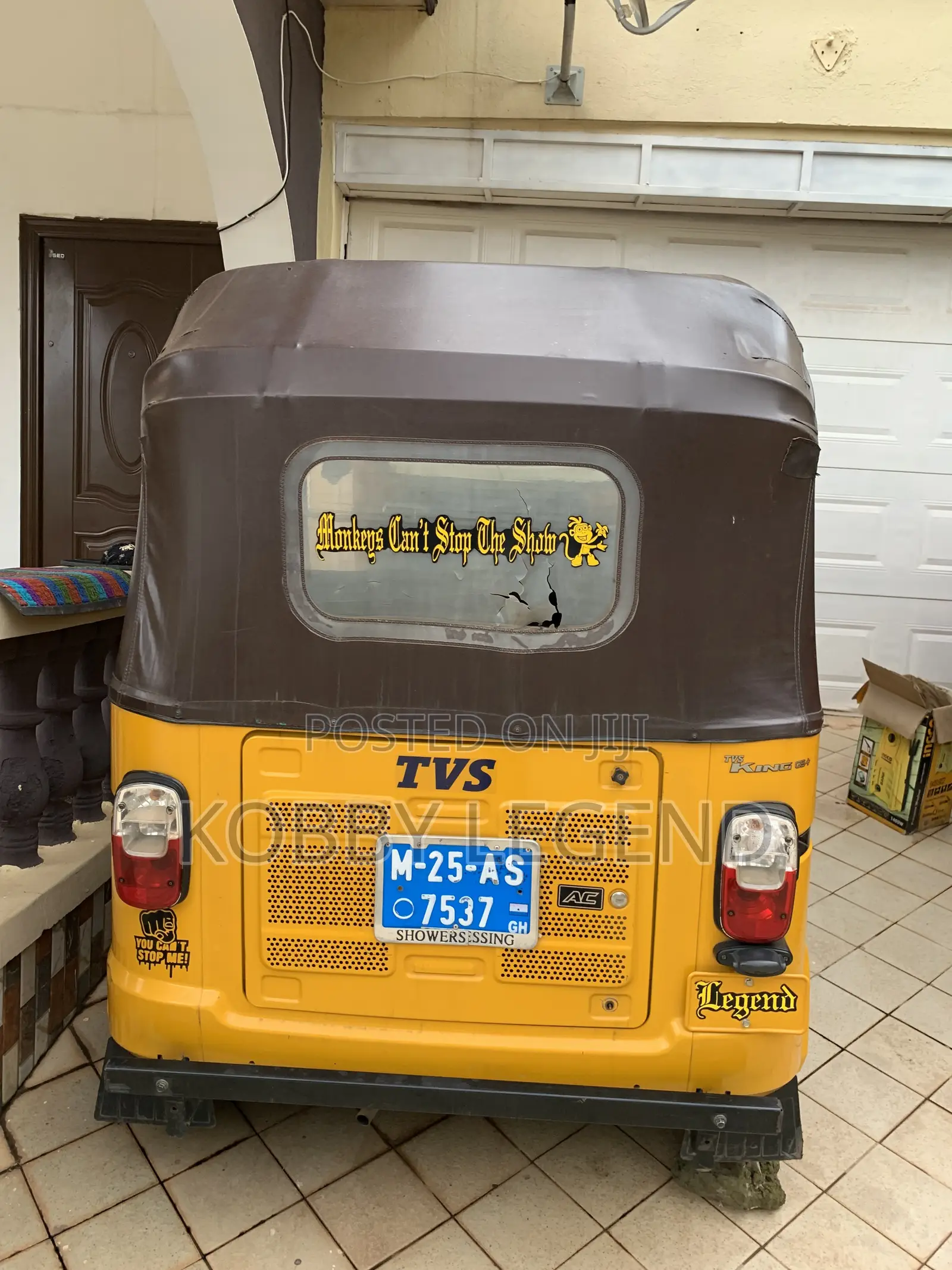TVS King Deluxe Plus iTouch Start 2025 Yellow