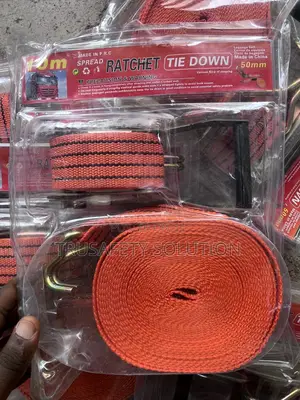 Heavy Duty Ratchet Tire Down Strap (Container Belt) Two Tongue