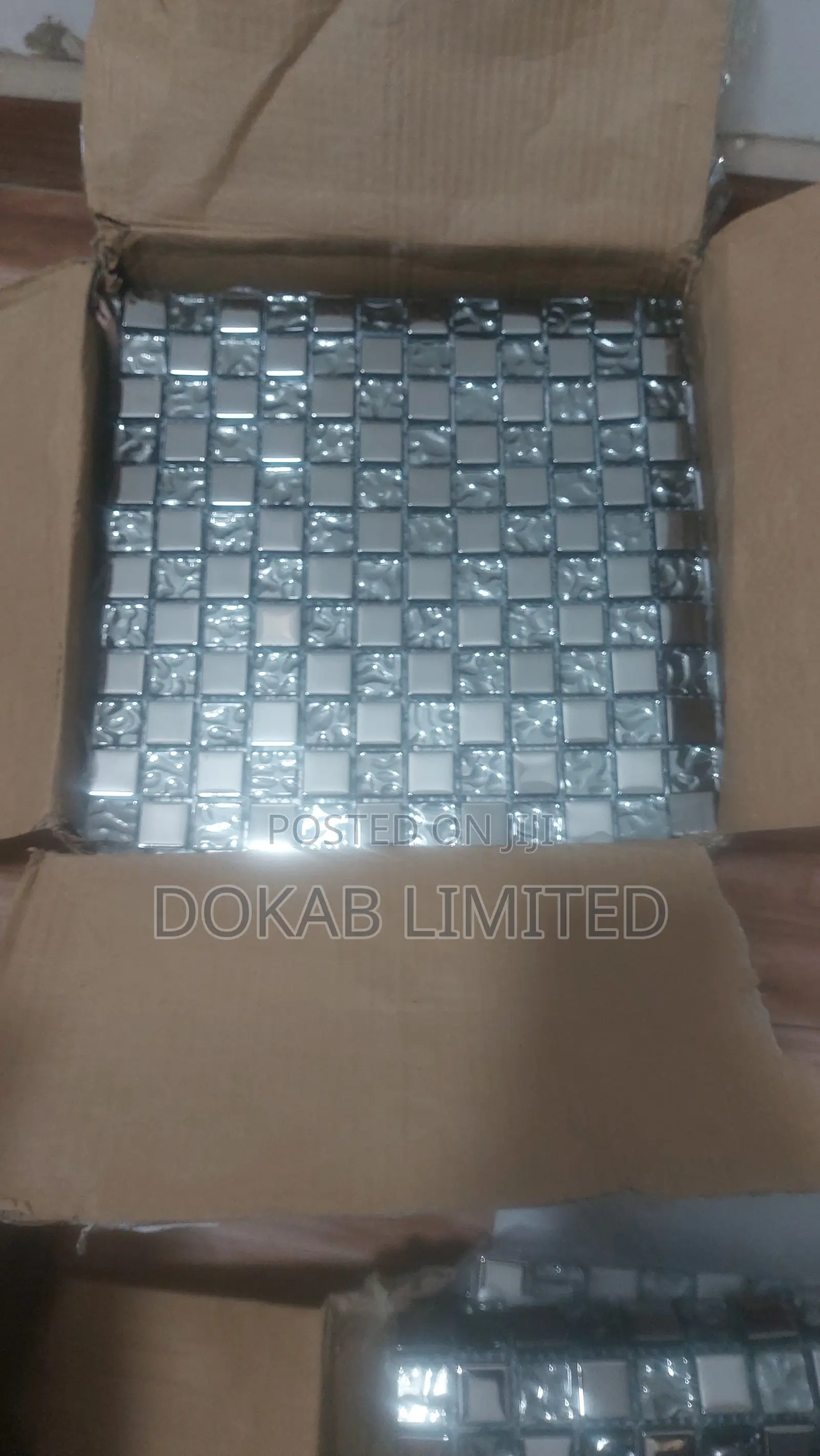 Silver Mosaic Tiles