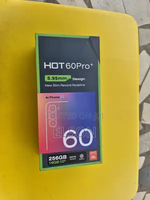 New Infinix Hot 60 Pro+ 256 GB Black