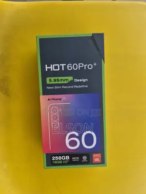 New Infinix Hot 60 Pro+ 256 GB Black
