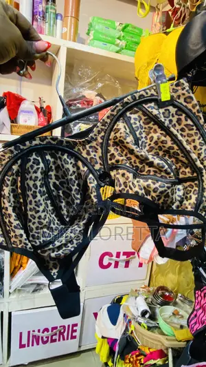 Animal Print Minimize/Harness Bra