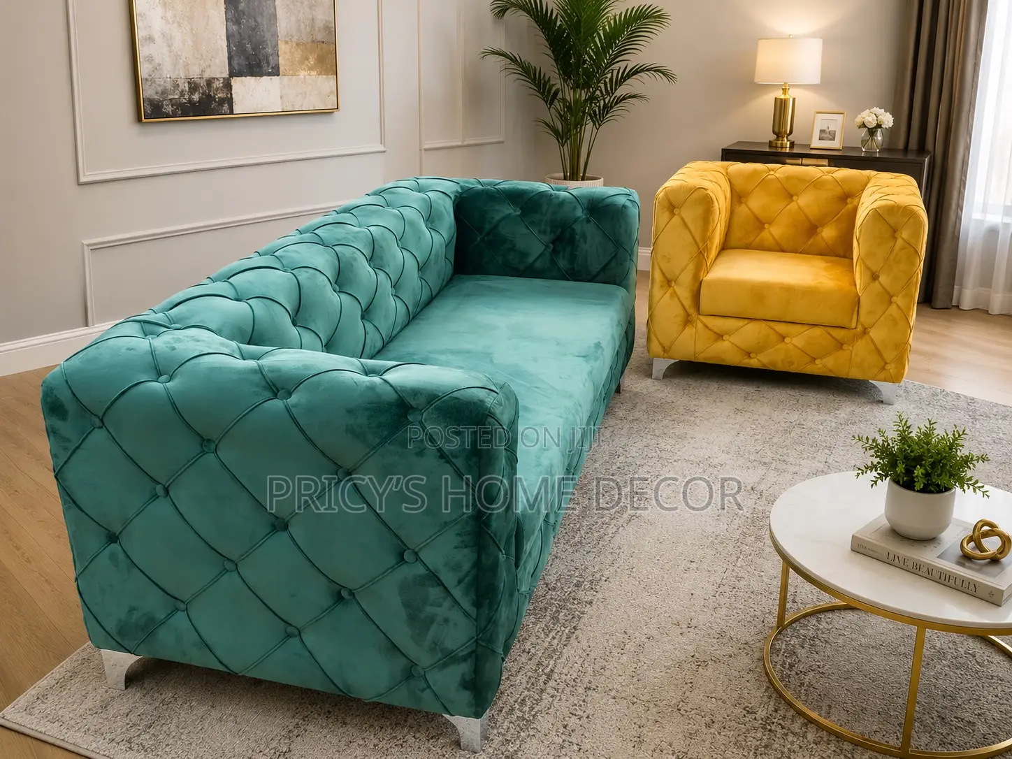 Luxurious and Comforting 3in1 and Single Sofa