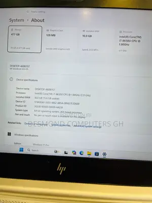 Laptop HP EliteBook 830 G5 16GB Intel Core i7 SSD 512GB