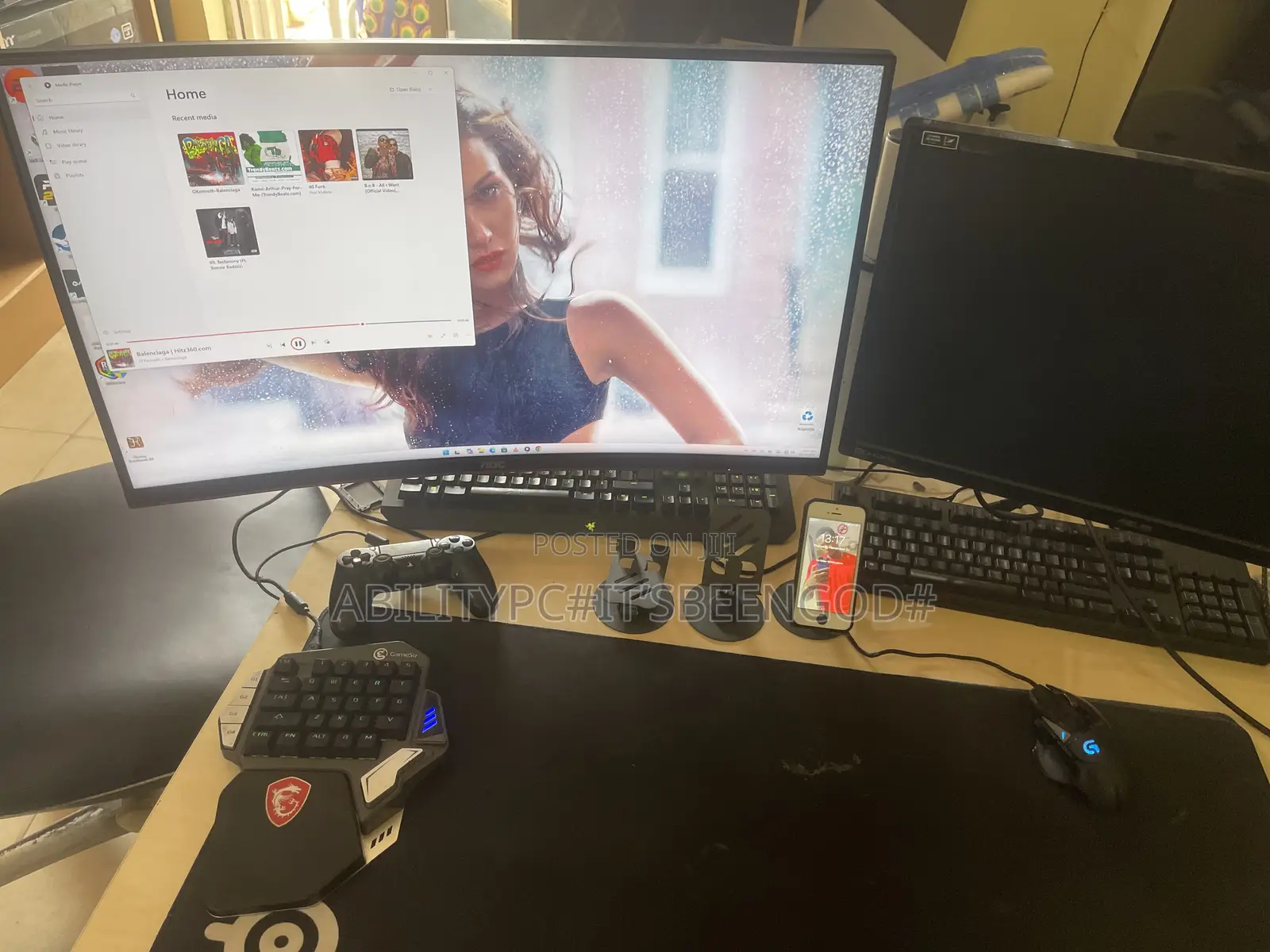 Desktop Phone and Tablet Stand