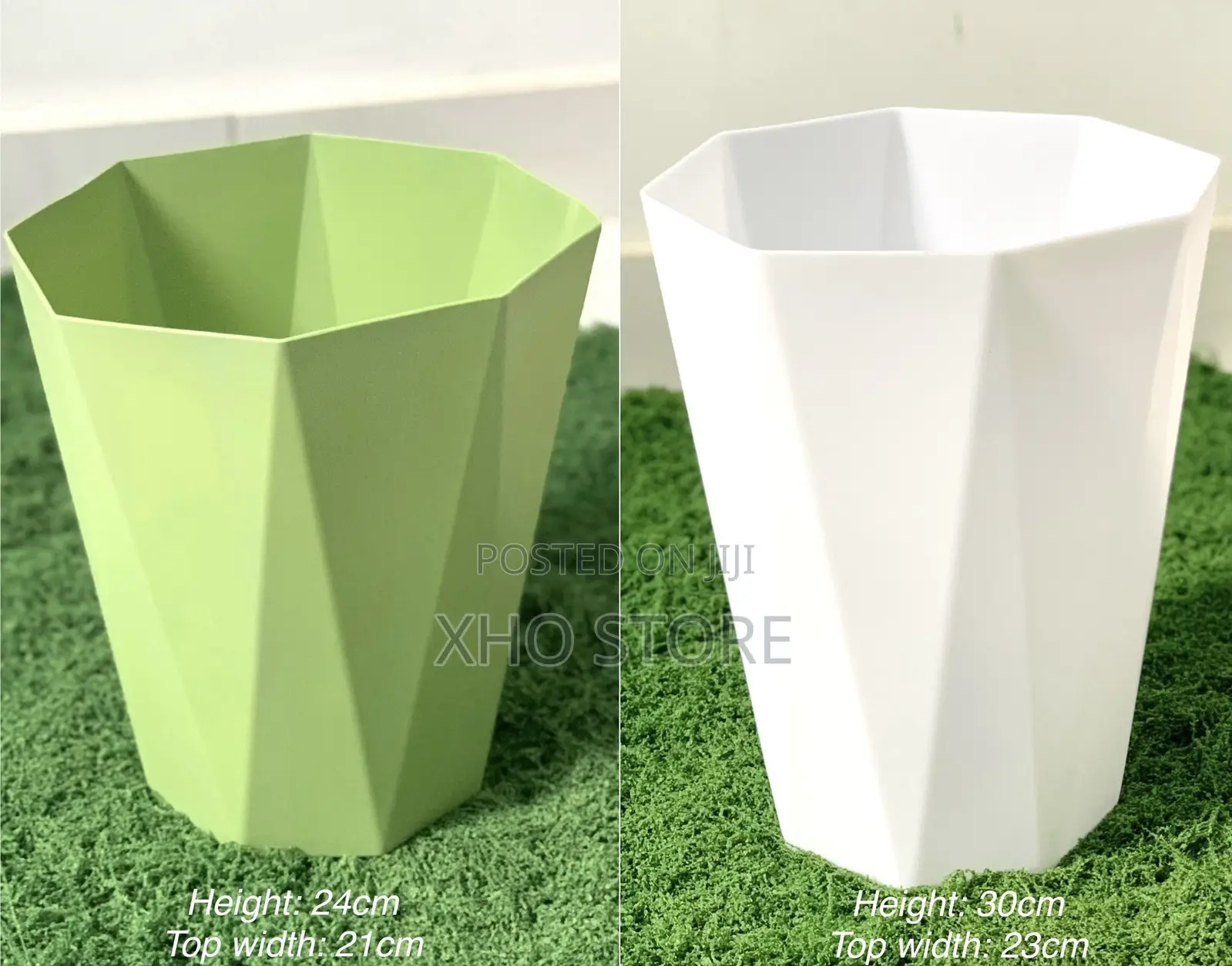 Modern Indoor Artificial Potted Plants Wooden Stands Flower Pot Vase