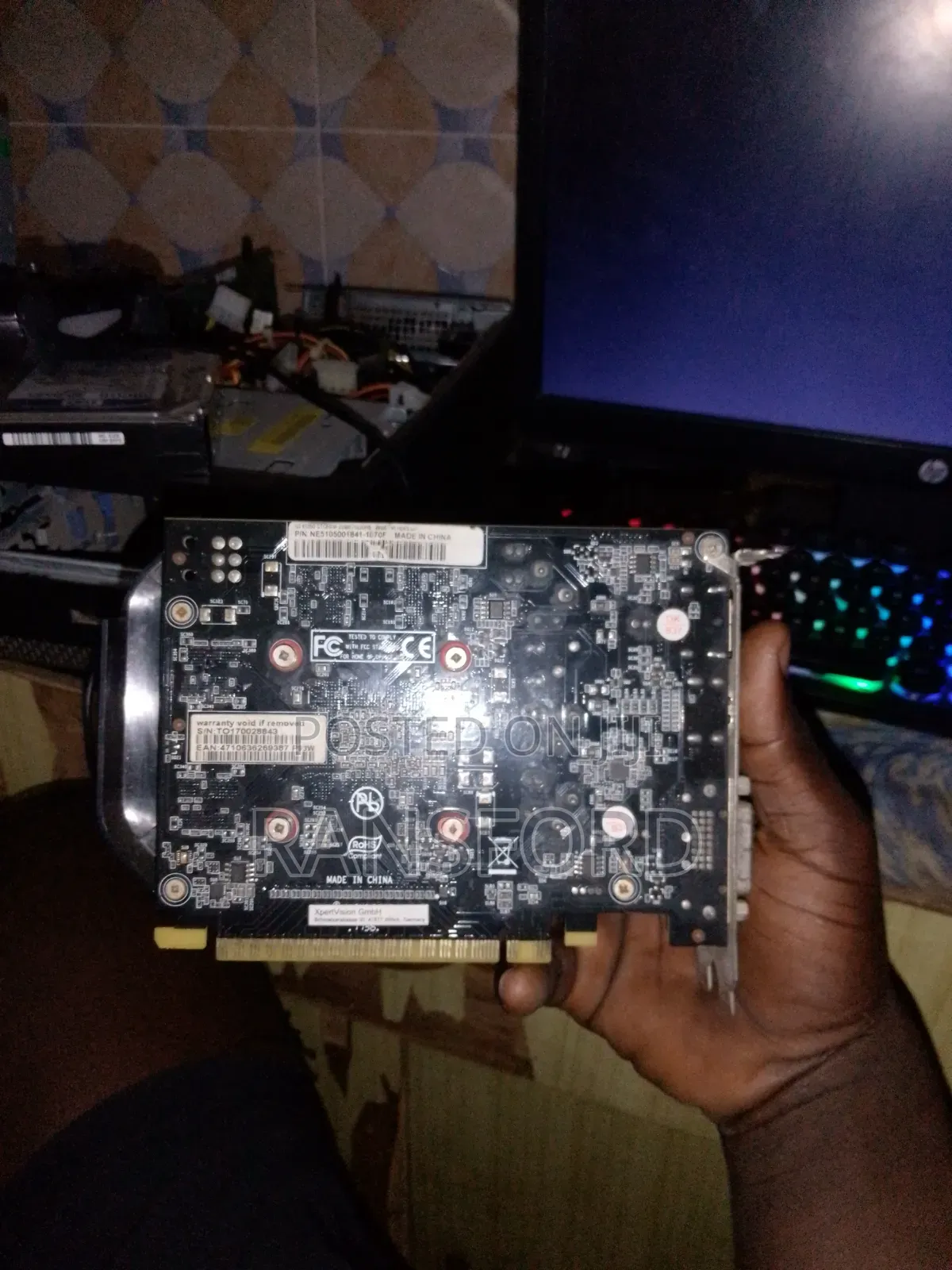 Faulty Nvidia GTX 1050 2Gb Graphics Card