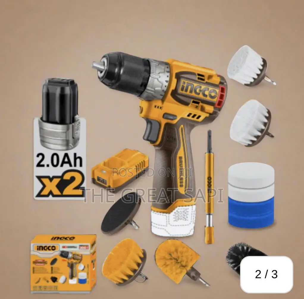 Ingco Lithium-Ion Cordless Drill 16V 60Nm