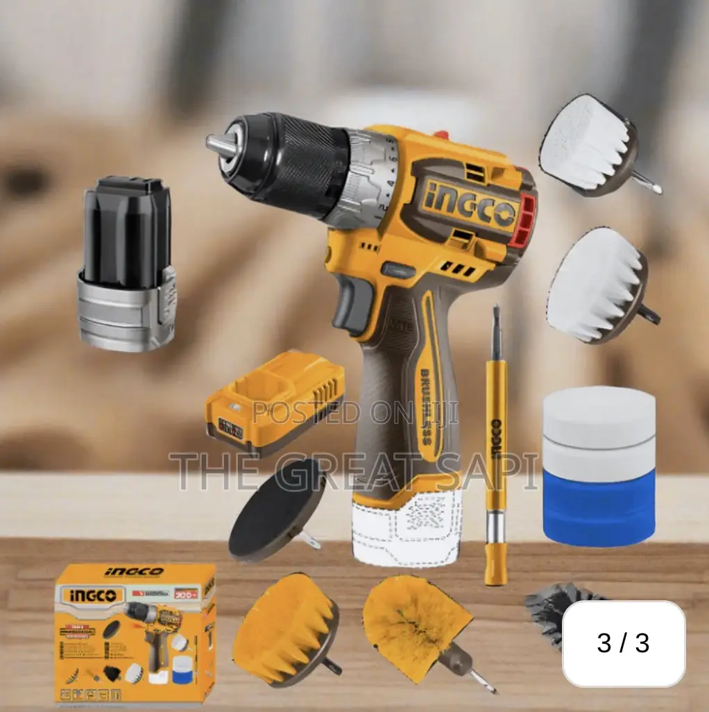 Ingco Lithium-Ion Cordless Drill 16V 60Nm