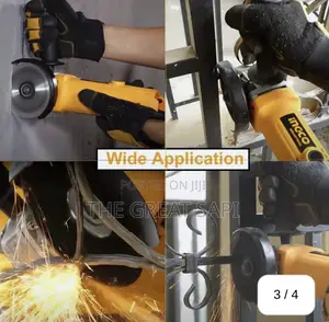 Ingco 4.5" / 115mm Angle Grinder 960W With Auxiliary Handle – AG9608