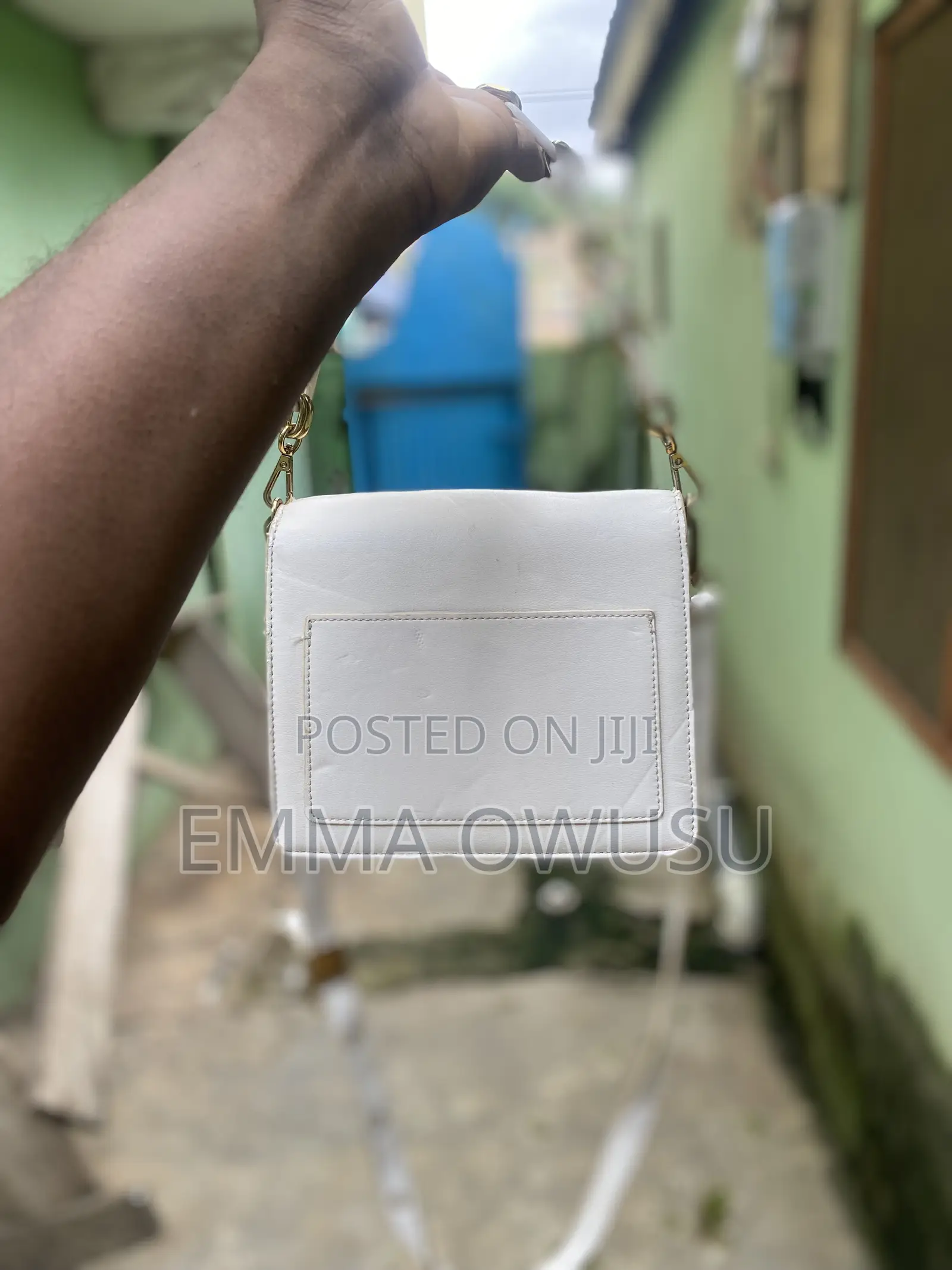 Ivory Chain Crossbody