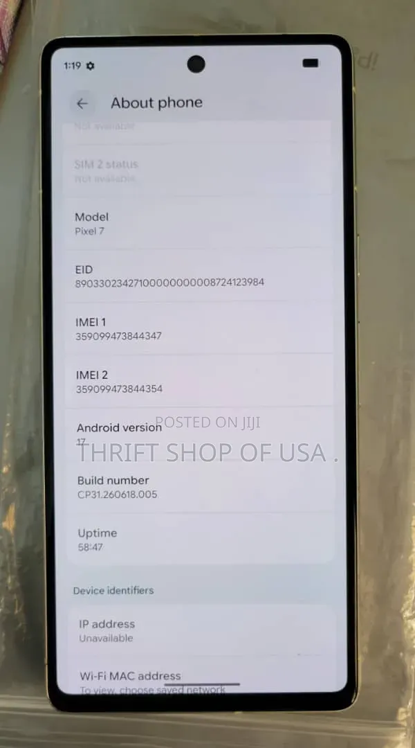 Google Pixel 7 128 GB Green
