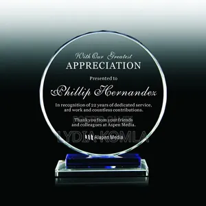 Crystal Plaque With Branding