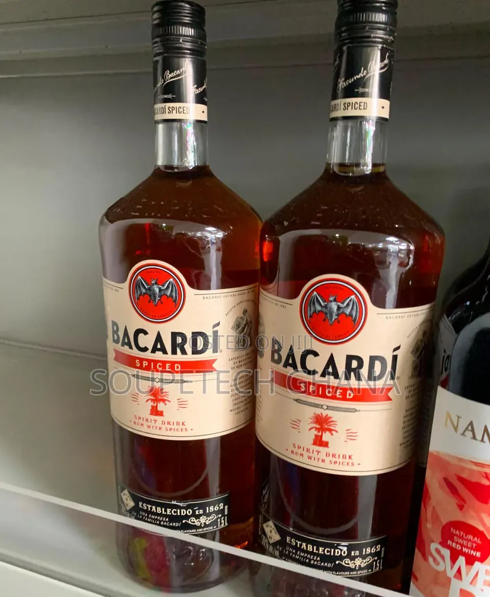  Bacardí Spiced Rum 1.5L – Premium Caribbean Spirit Drink