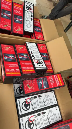 Steering Wheel Lock ~ Anti-Theft Steel Cable