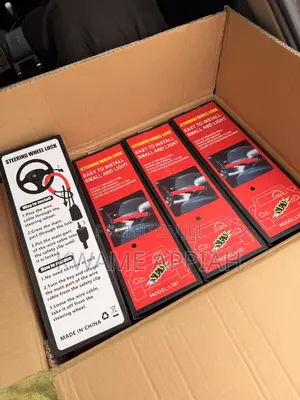 Steering Wheel Lock ~ Anti-Theft Steel Cable