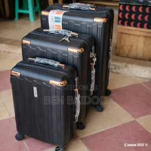 Plastic Travelling Bags 3in1 (3 Set Solid Travelling Luggage)