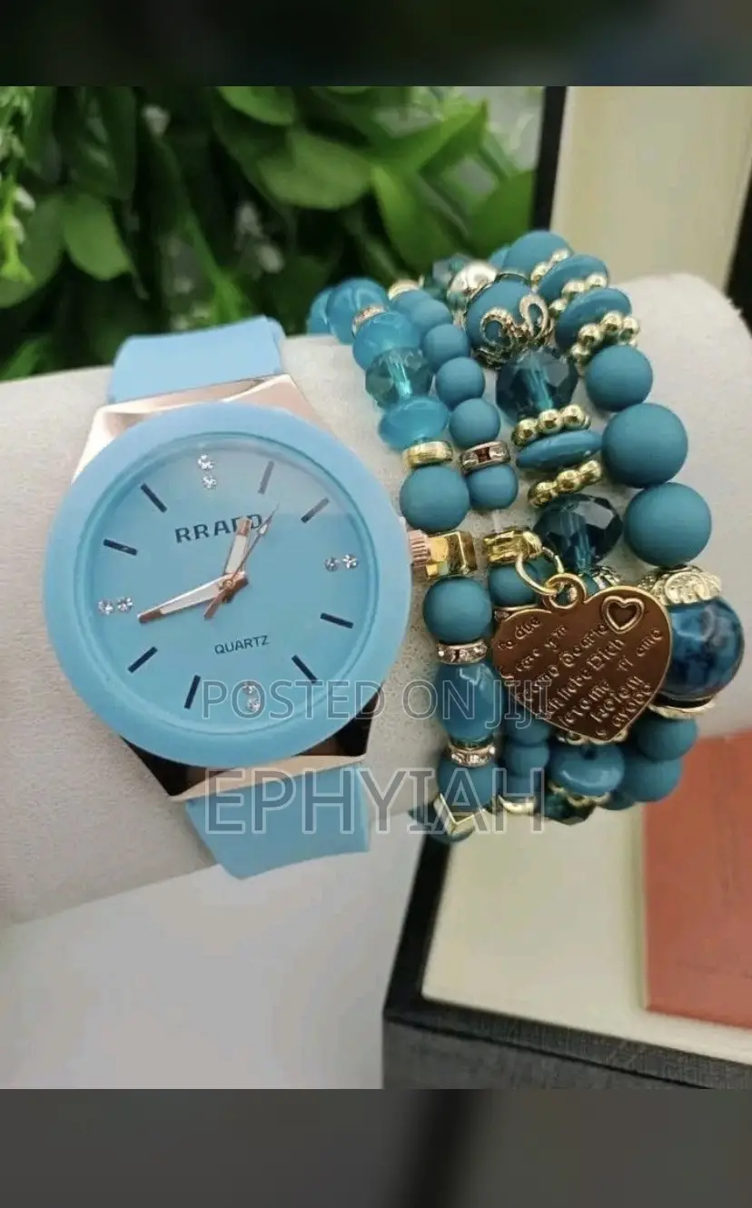 Beaded Bracelet With Watch