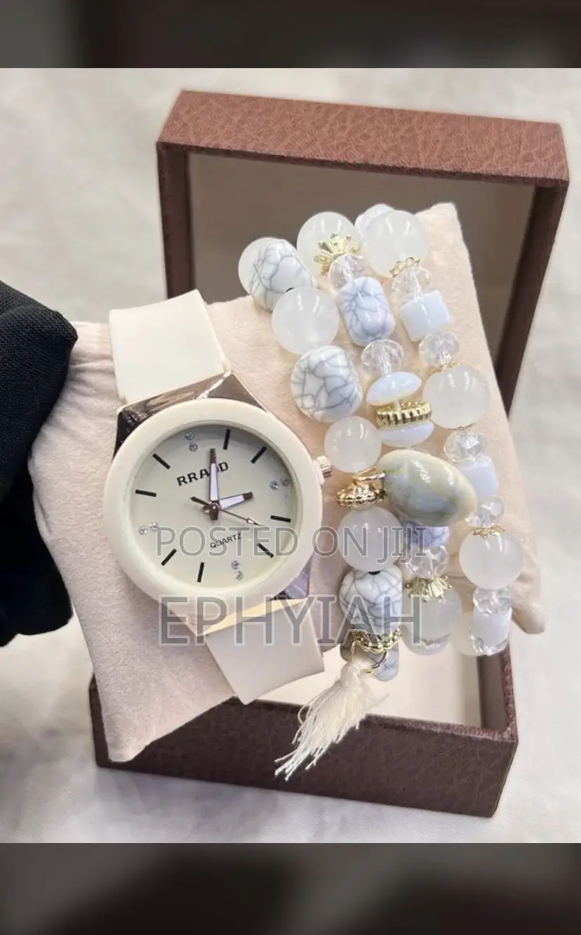 Beaded Bracelet With Watch