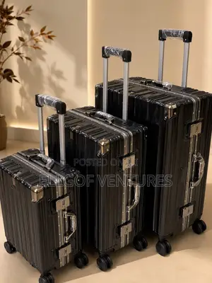 3-Piece Premium Hard Shell Travel Luggage Set With TSA Lock 360 Wheel