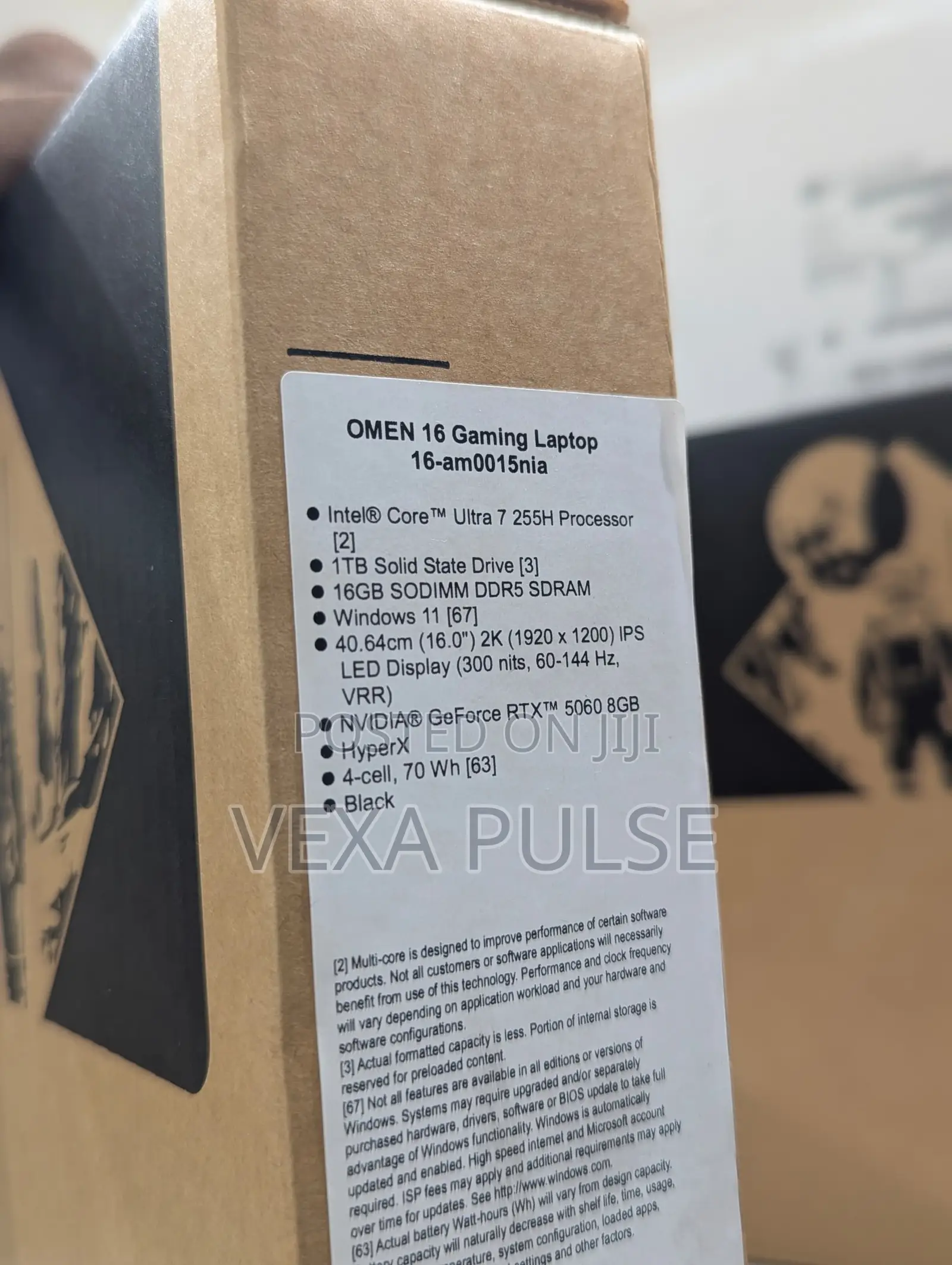 New Laptop HP Omen 16 16GB Intel Core Ultra 7 SSD 1T