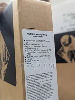 New Laptop HP Omen 16 16GB Intel Core Ultra 7 SSD 1T