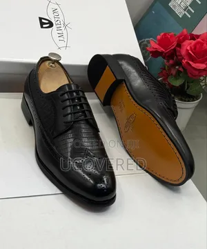 J.M. Weston Black/Brown Dress Shoes