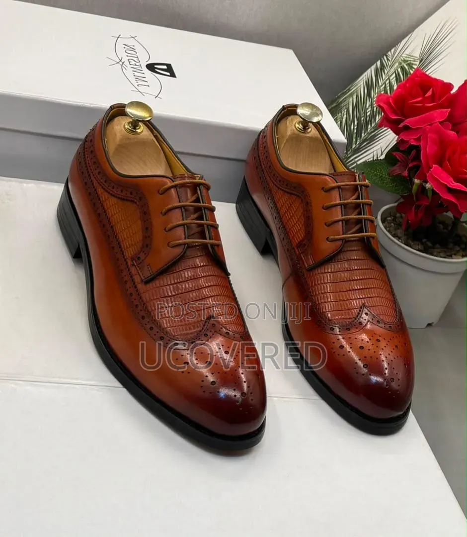 J.M. Weston Black/Brown Dress Shoes