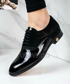 Gucci Shoes Feature Distinctive Black Patent Leather