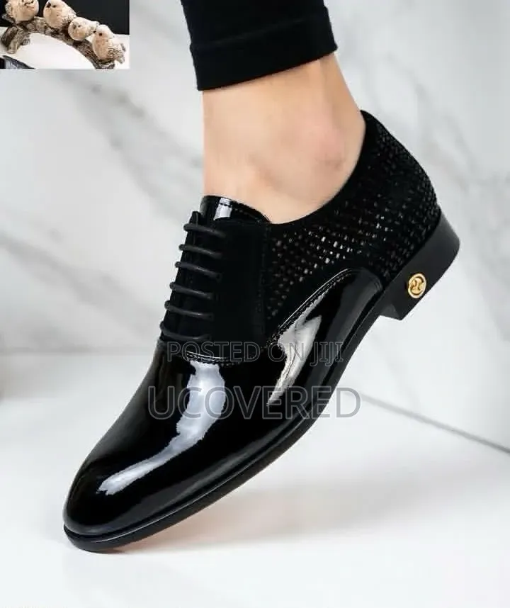Gucci Shoes Feature Distinctive Black Patent Leather