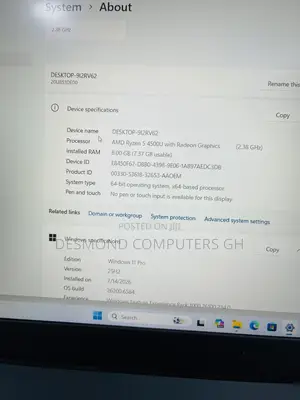 Laptop Lenovo ThinkPad L15 Gen 3 8GB AMD Ryzen 5 SSD 256GB