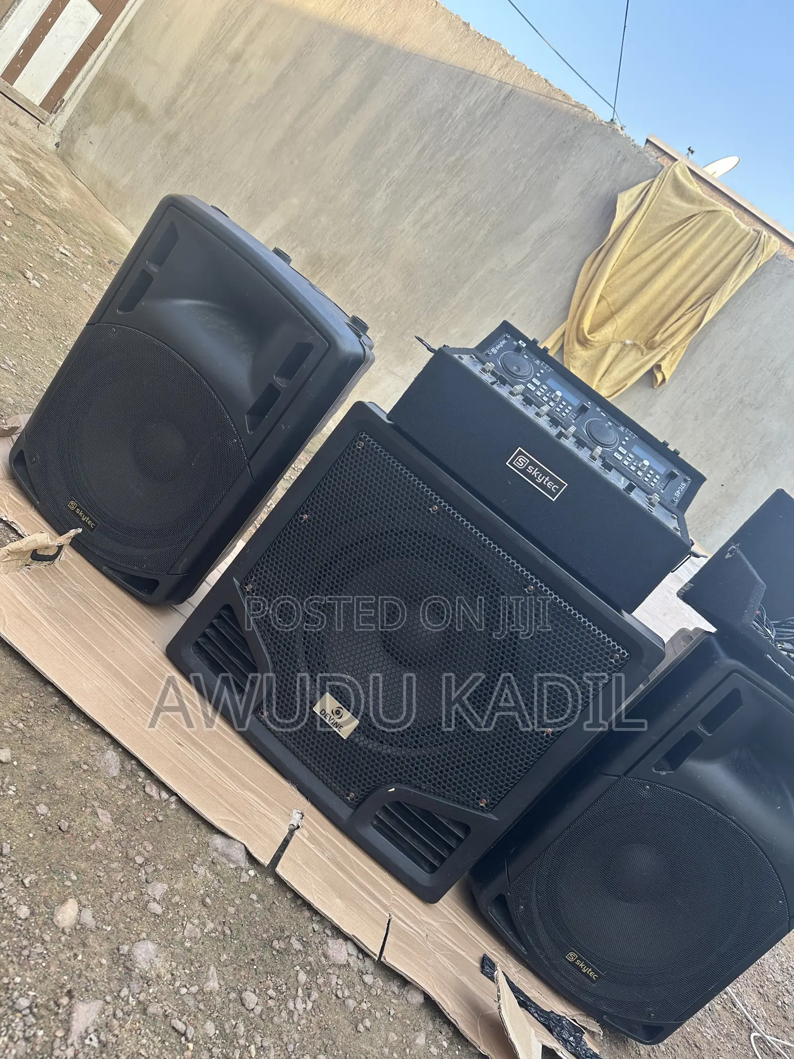 SkyTec RC15A Active Speaker 15 Inches Subwoofe With Professional Mixer