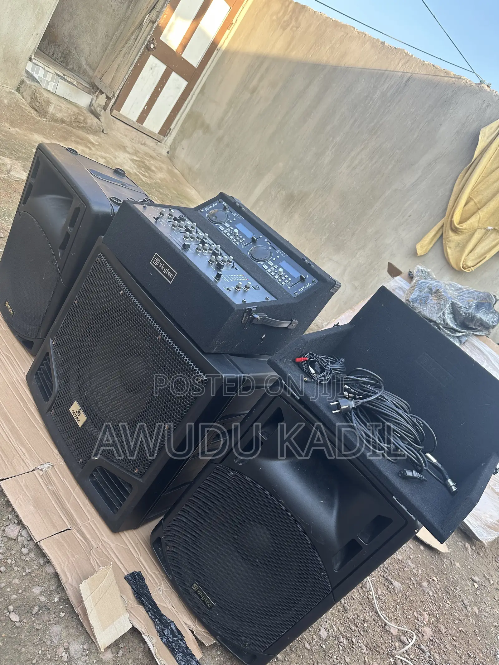 SkyTec RC15A Active Speaker 15 Inches Subwoofe With Professional Mixer