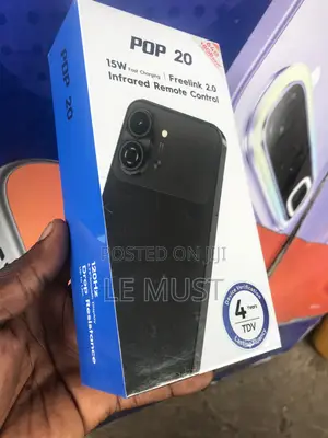 New Tecno Pop 20 128 GB Black