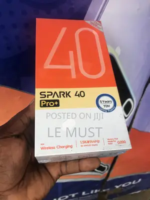 New Tecno Spark 40 Pro+ 256 GB Black