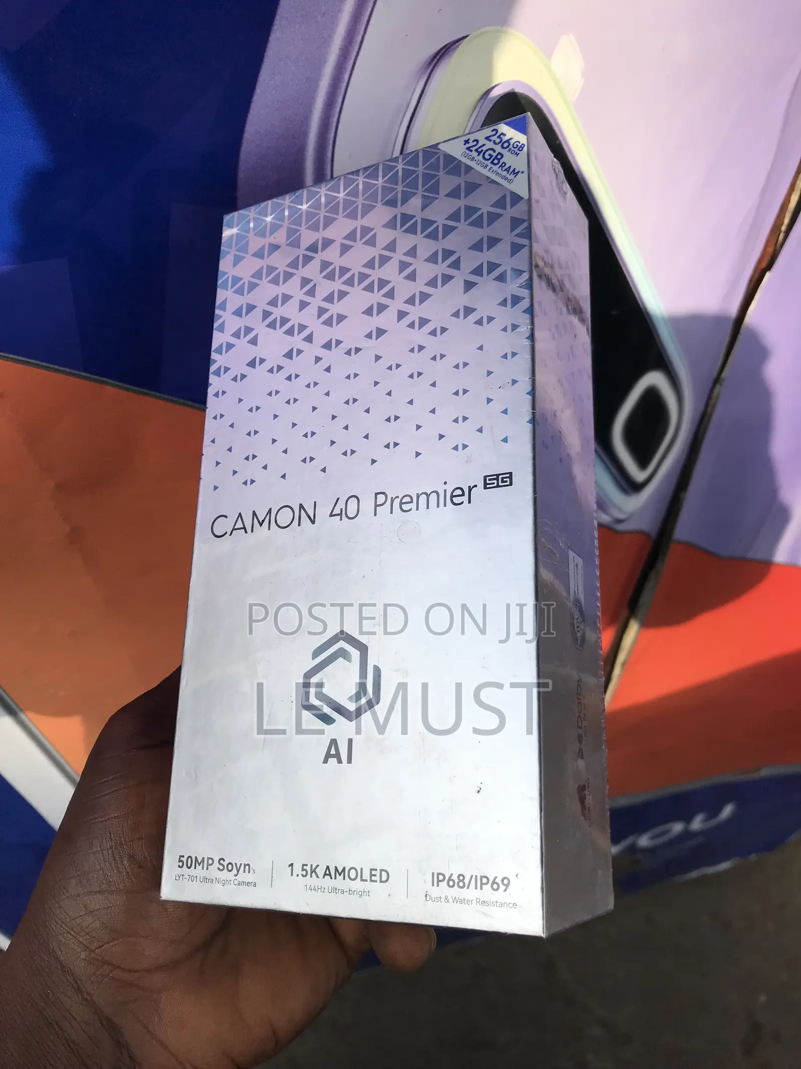 New Tecno Camon 40 Premier 256 GB Black