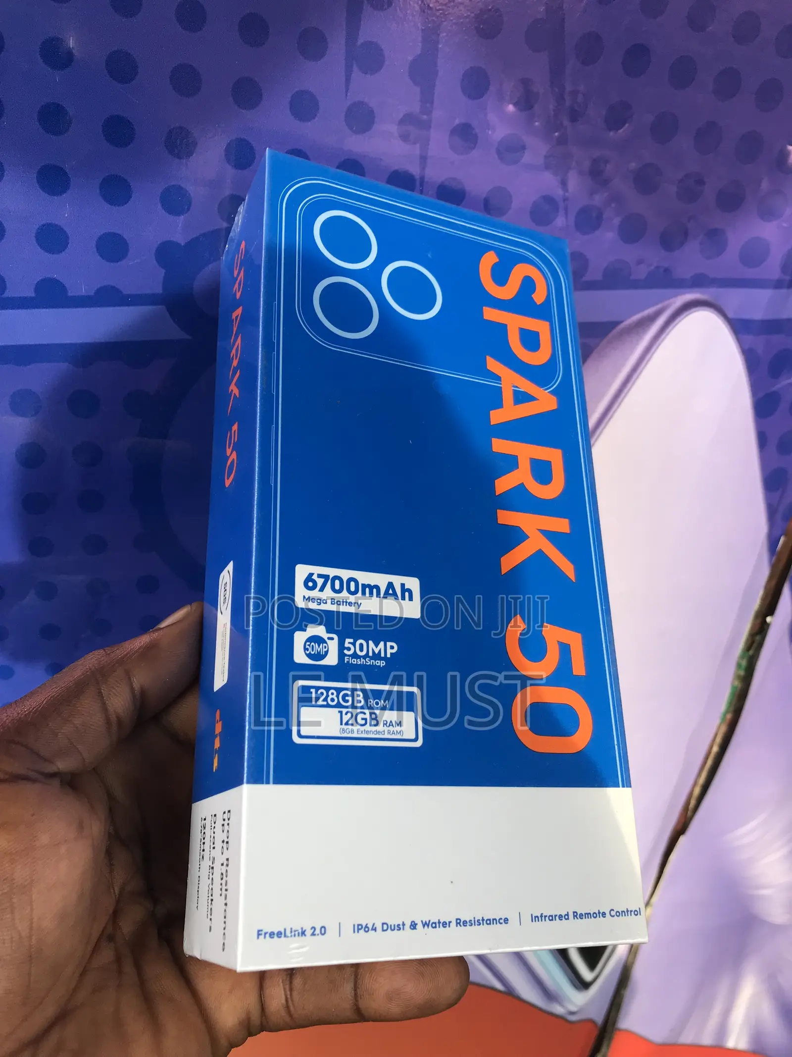 New Tecno Spark 50 128 GB Black
