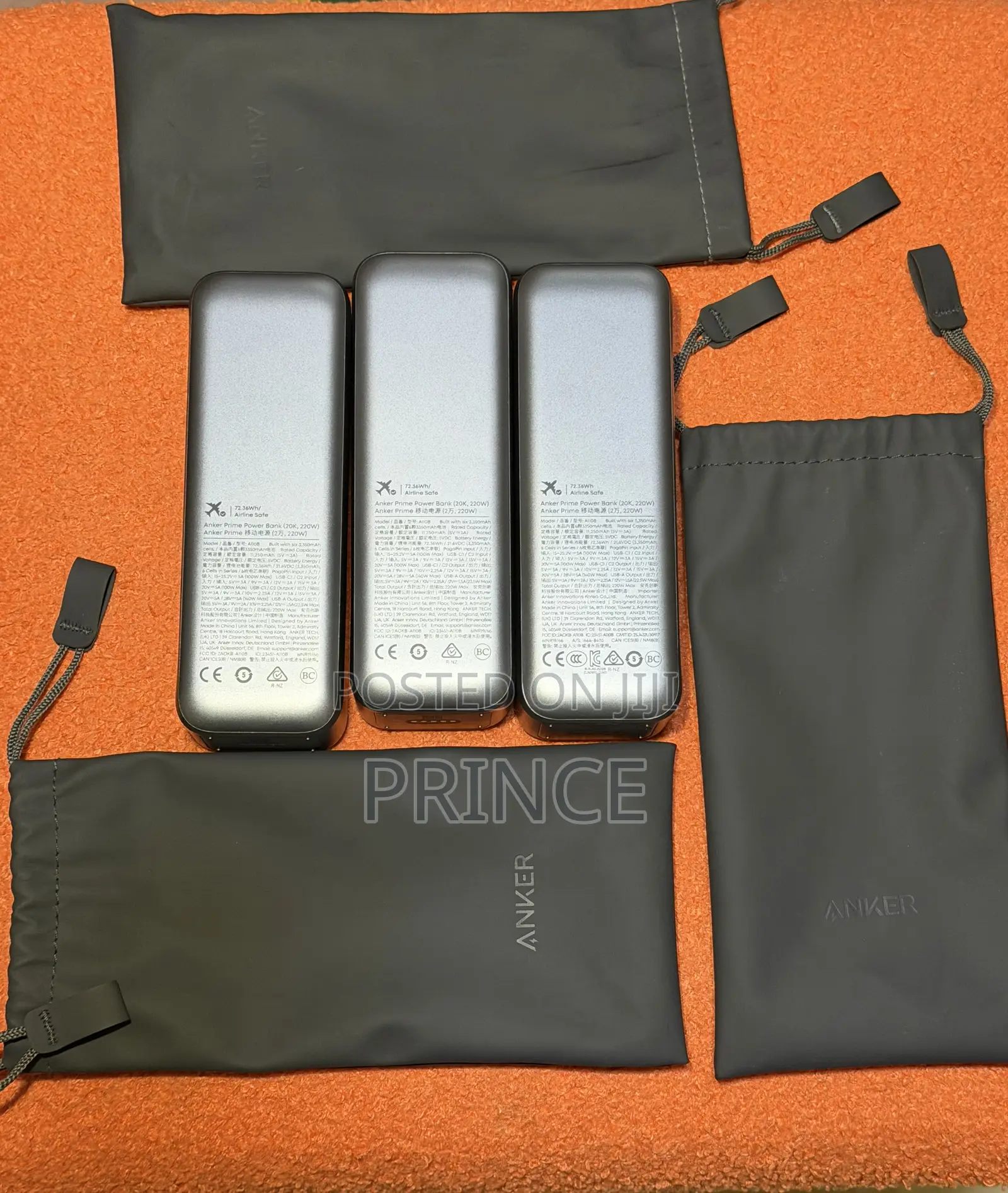 Anker Prime Powerbank 20,100mah 220Watt