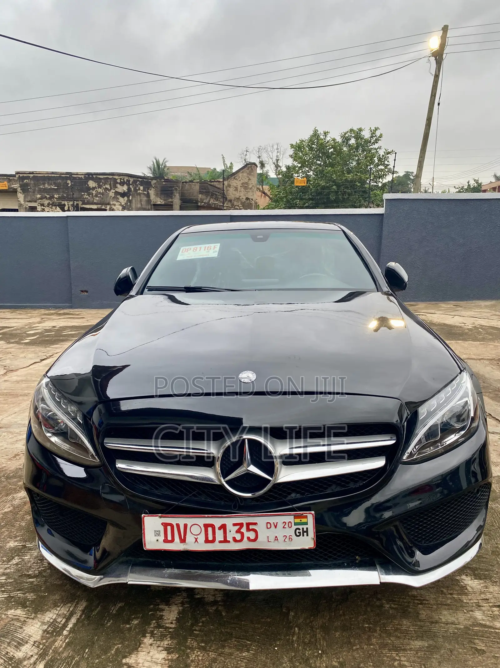 Mercedes-Benz C300 Sport 4Matic Sedan AWD (2.0L 4cyll 7A) 2016 Black