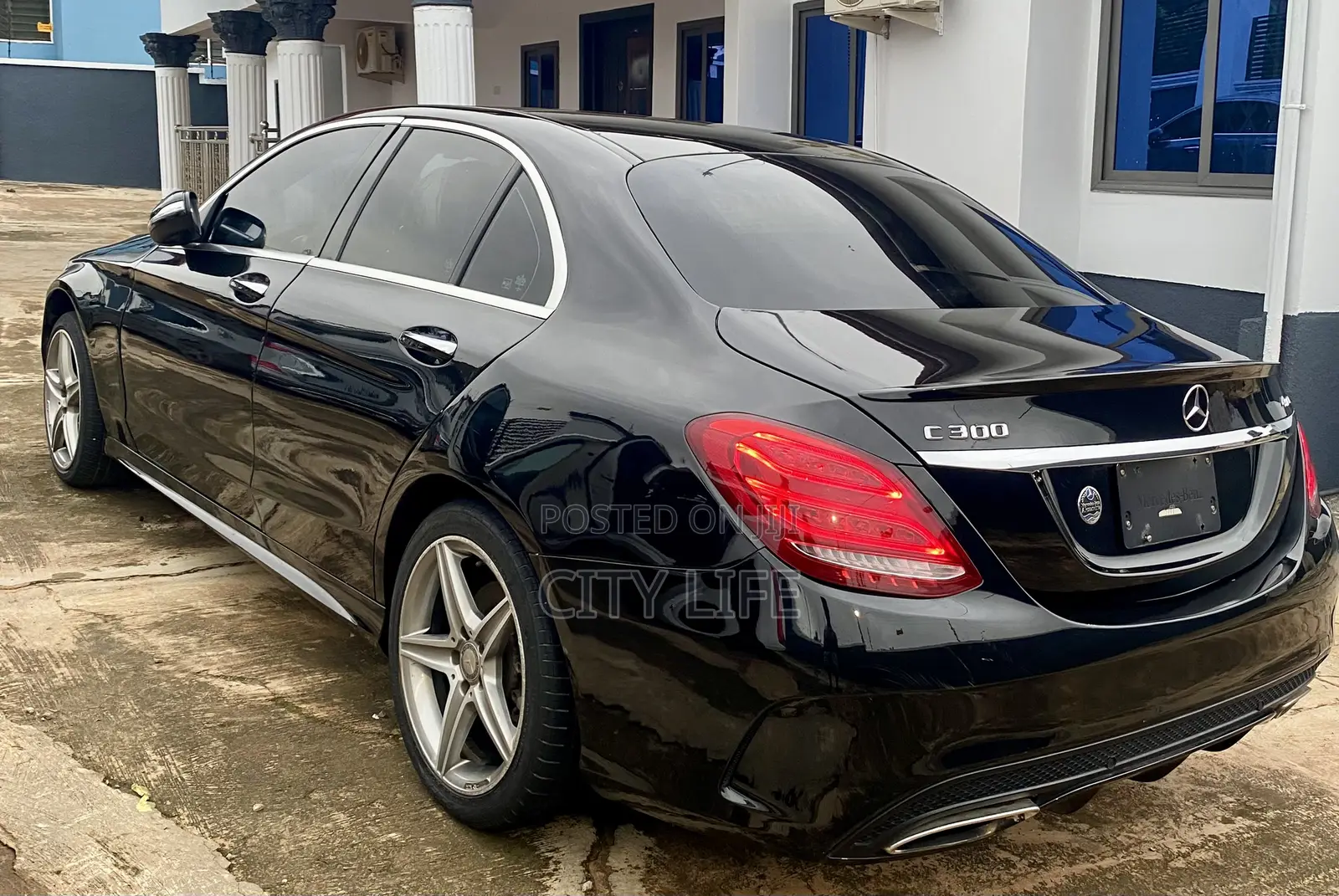 Mercedes-Benz C300 Sport 4Matic Sedan AWD (2.0L 4cyll 7A) 2016 Black