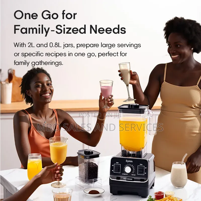 Unbreakable Crusher Blender - Power to Blend All (Pure Copper Motor)