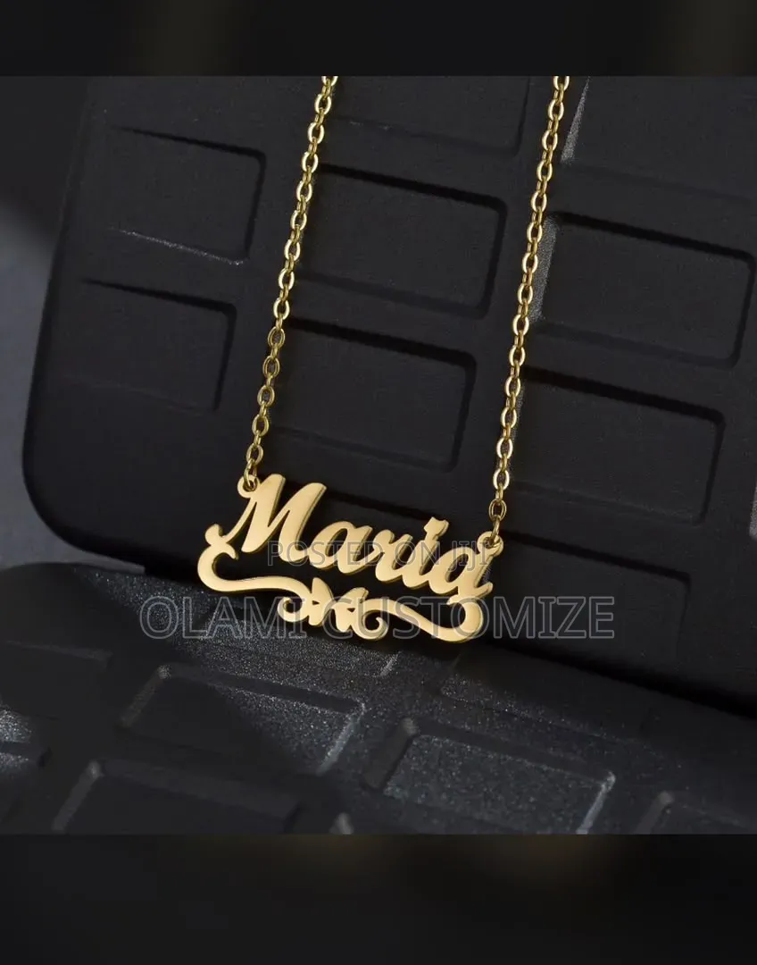 Iam Customize Necklace and Bracelet With Name and Picture