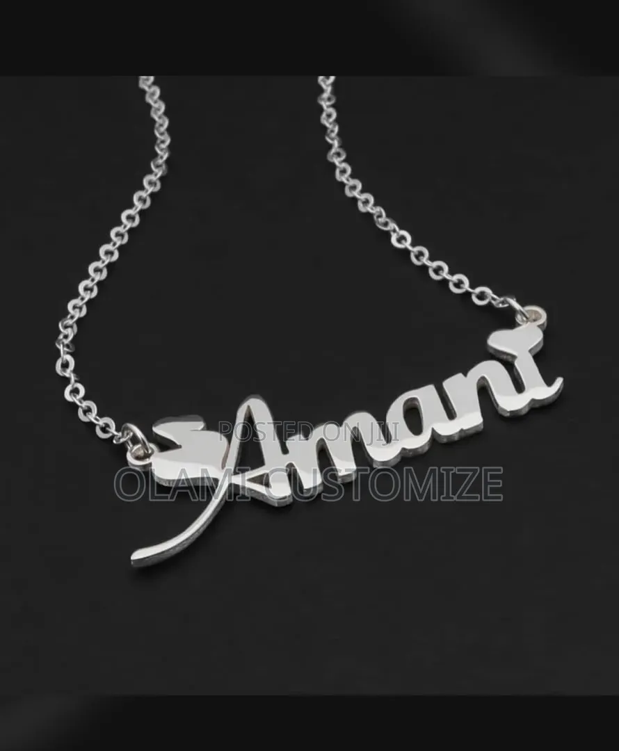 Iam Customize Necklace and Bracelet With Name and Picture