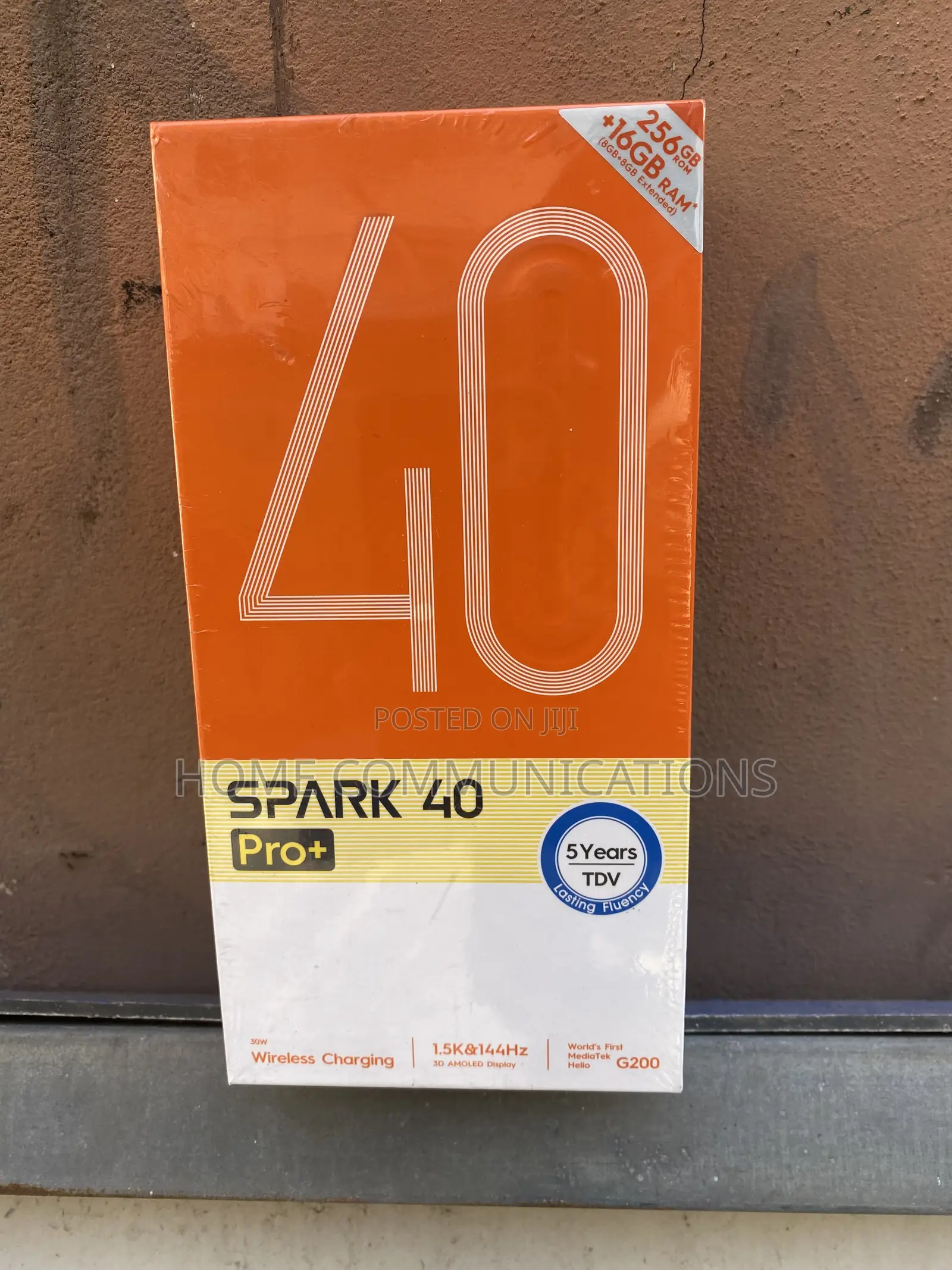 New Tecno Spark 40 Pro+ 256 GB Black