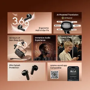 Oraimo SpaceBuds Air 2 Earbuds With Smart Translation