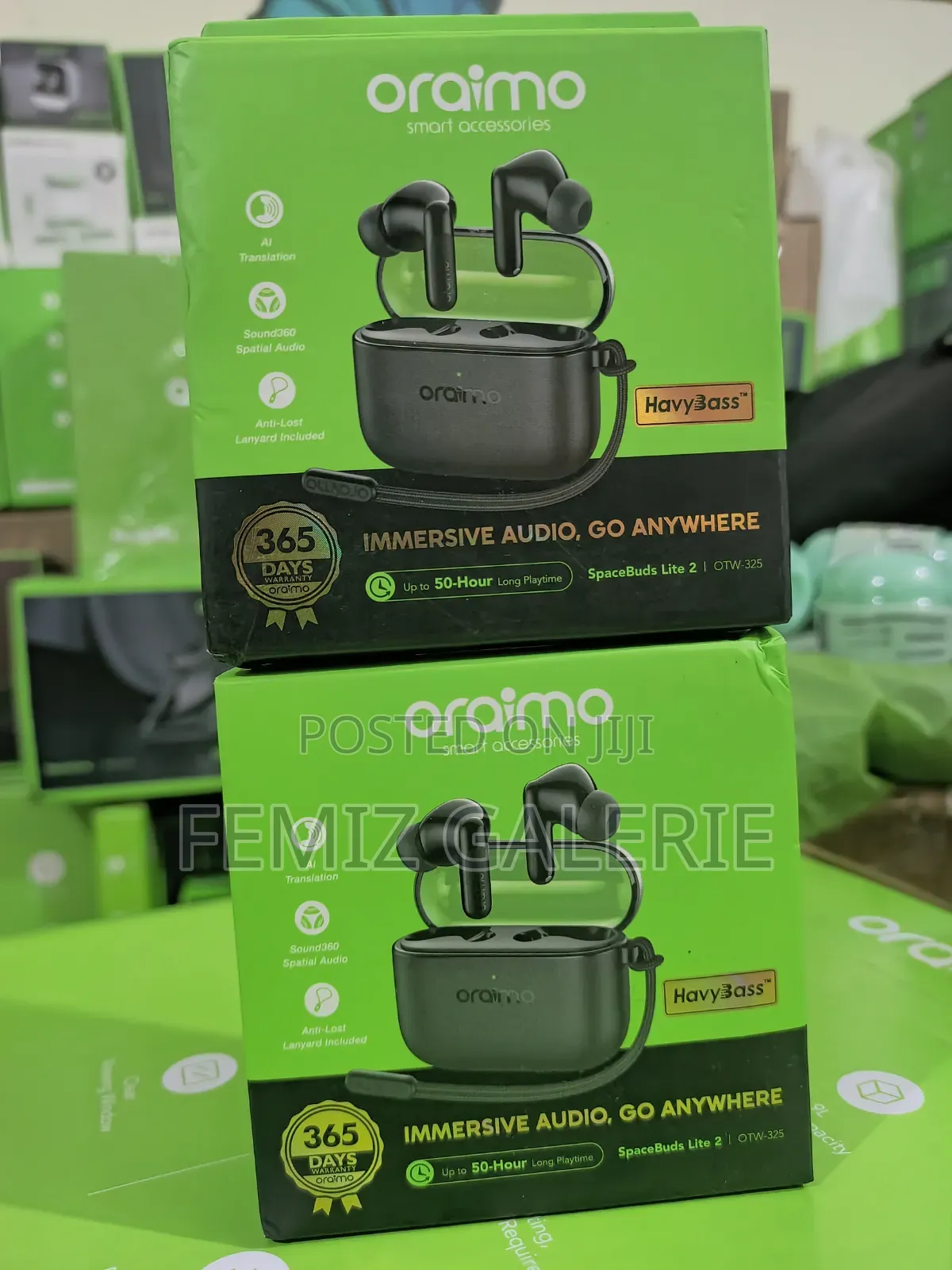 Oraimo SpaceBuds Lite 2 Immersive Portable True Wireless Earbuds