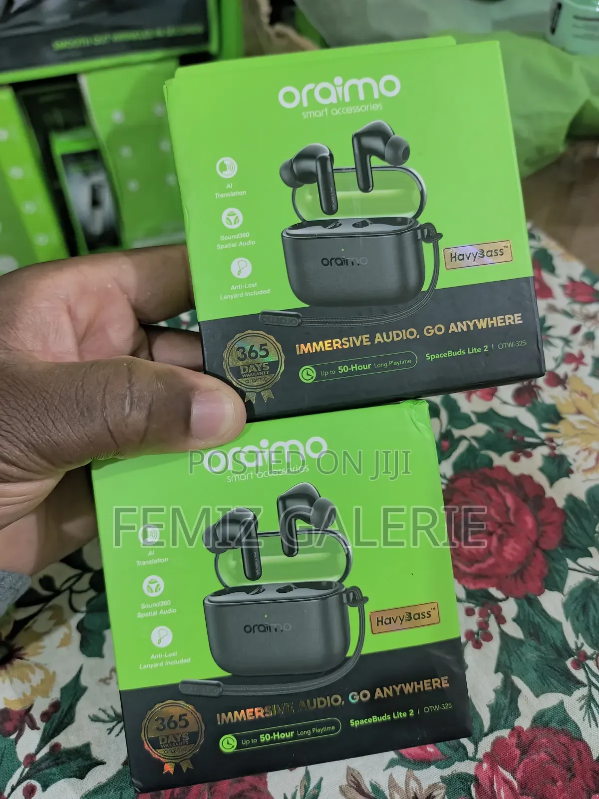 Oraimo SpaceBuds Lite 2 Immersive Portable True Wireless Earbuds